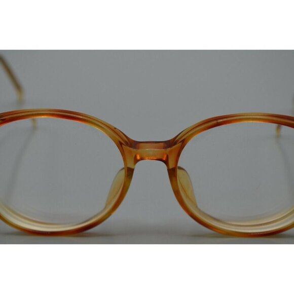 Concorde Eyeglasses Frames Orange Plastic Secretary Geek Chic 53^18 140mm Vtg - Picture 2 of 11